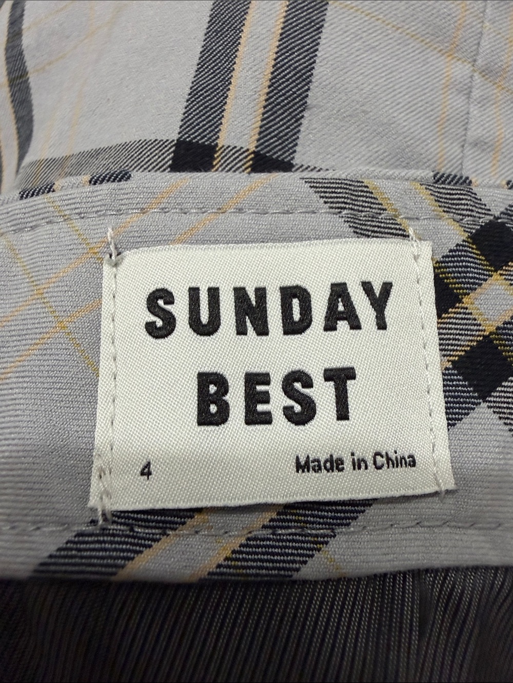 Aritzia Sunday Best Plaid Mini Skirt - Picture 4 of 5